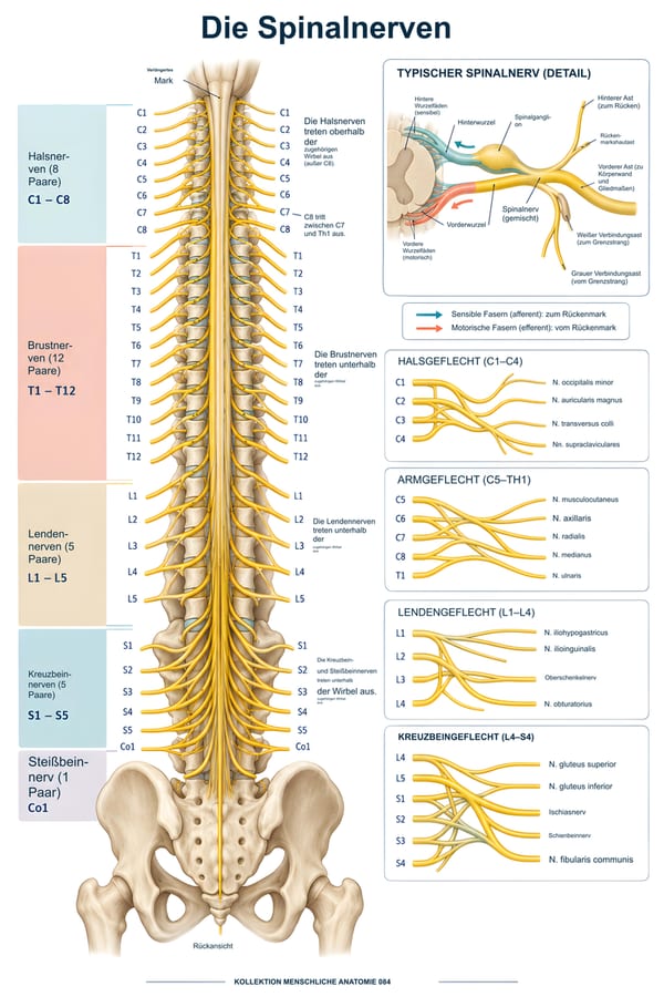 Die Spinalnerven – deutsche Ausgabe