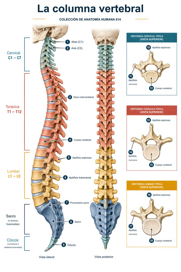 La columna vertebral