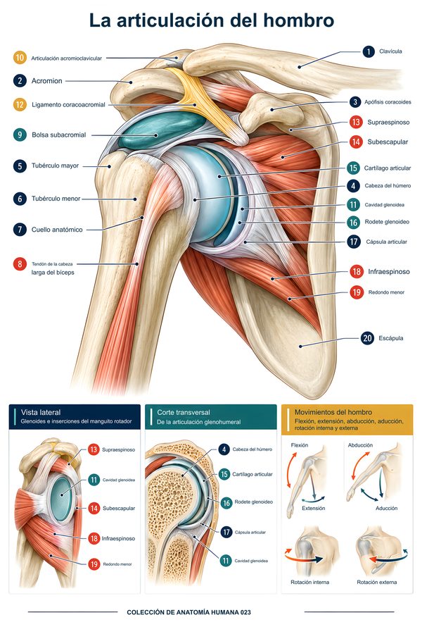 La articulación del hombro