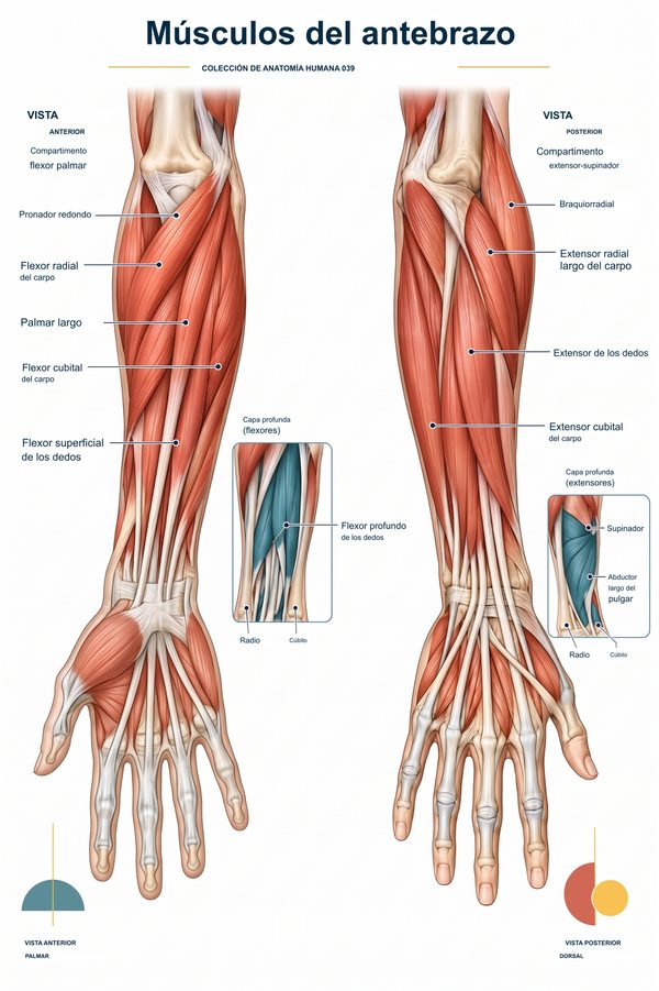 Músculos del antebrazo