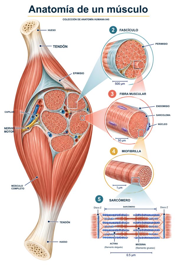 Anatomía de un músculo