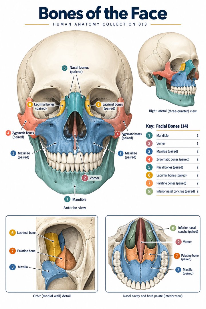 ANATOMY 013 — Bones of the Face