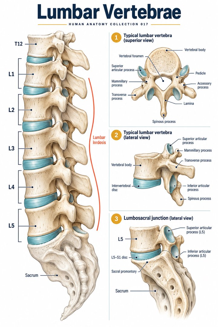 ANATOMY 017 — Lumbar Vertebrae