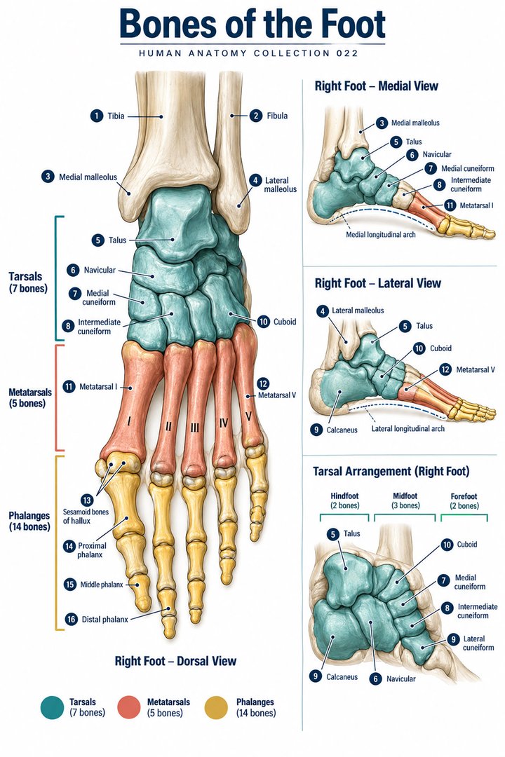 ANATOMY 022 — Bones of the Foot
