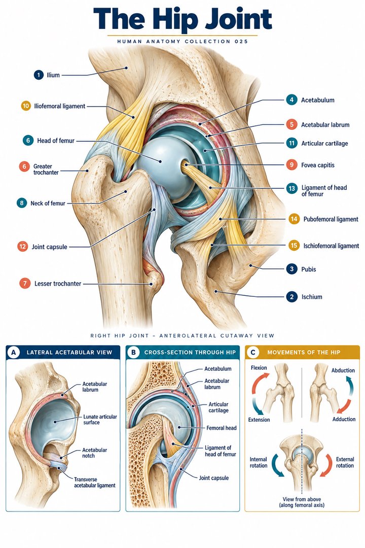 ANATOMY 025 — The Hip Joint