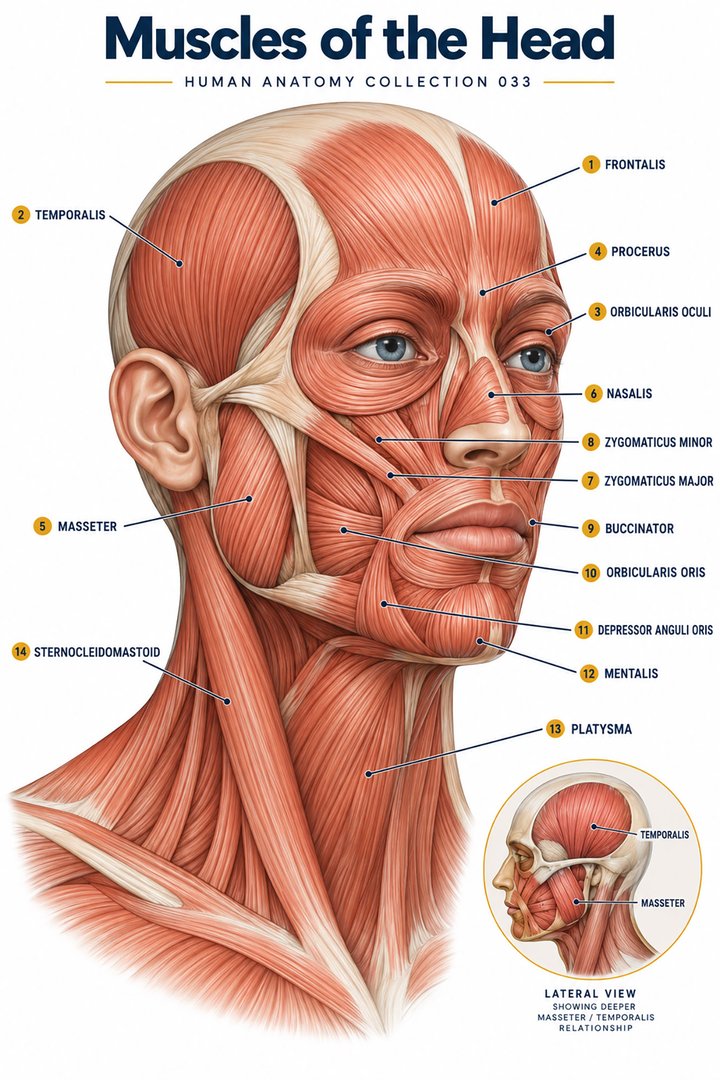 ANATOMY 033 — Muscles of the Head