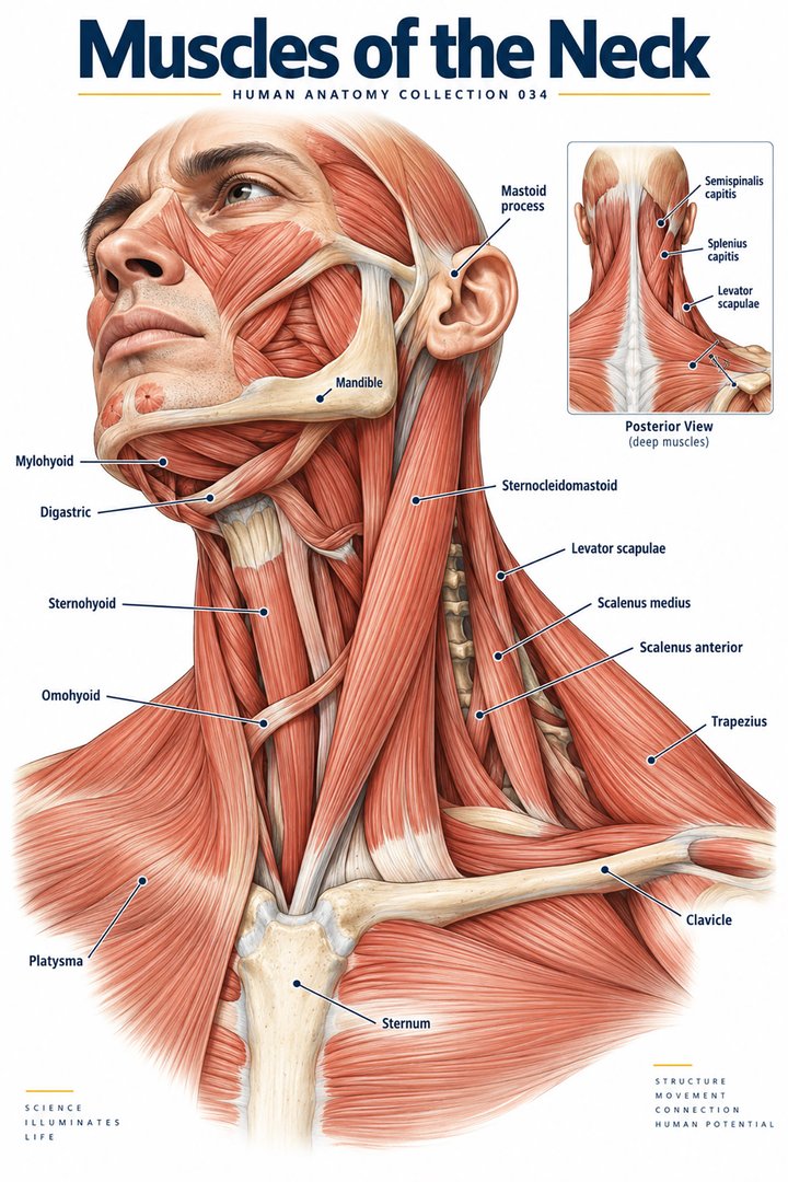 ANATOMY 034 — Muscles of the Neck