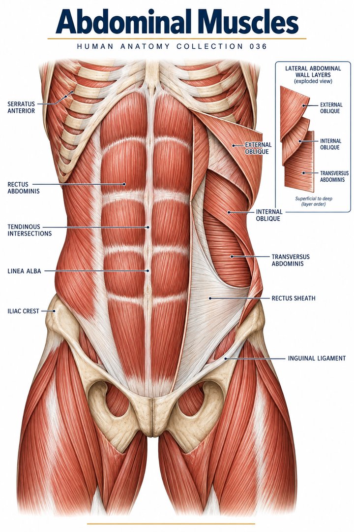 ANATOMY 036 — Abdominal Muscles