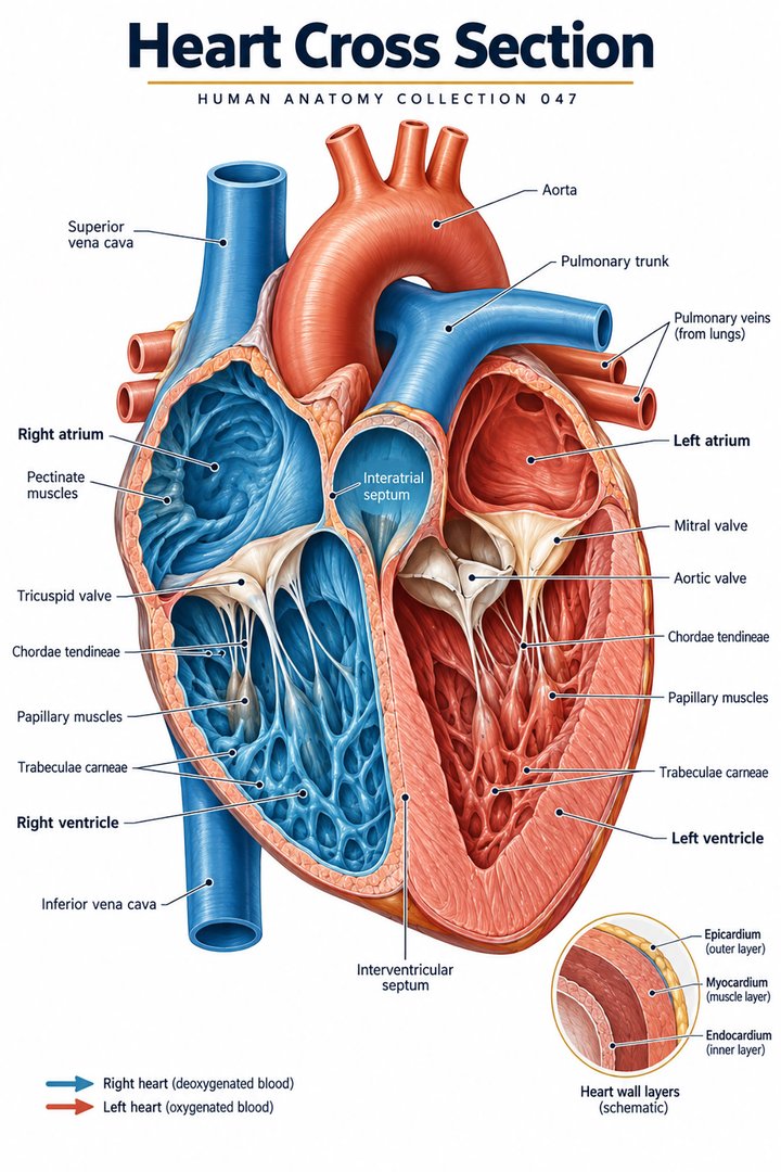 Heart Cross Section