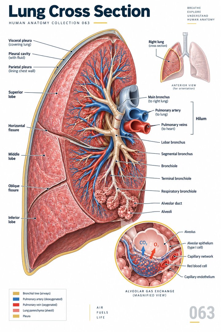 ANATOMY 063 — Lung Cross Section