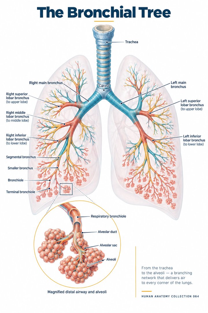 ANATOMY 064 — The Bronchial Tree
