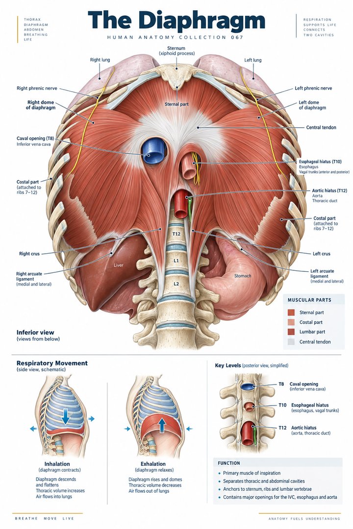 ANATOMY 067 — The Diaphragm