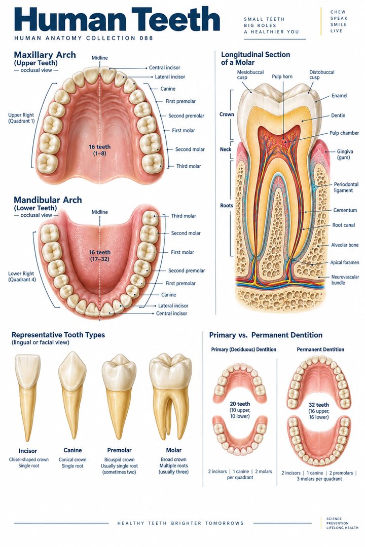 ANATOMY 088 — Human Teeth