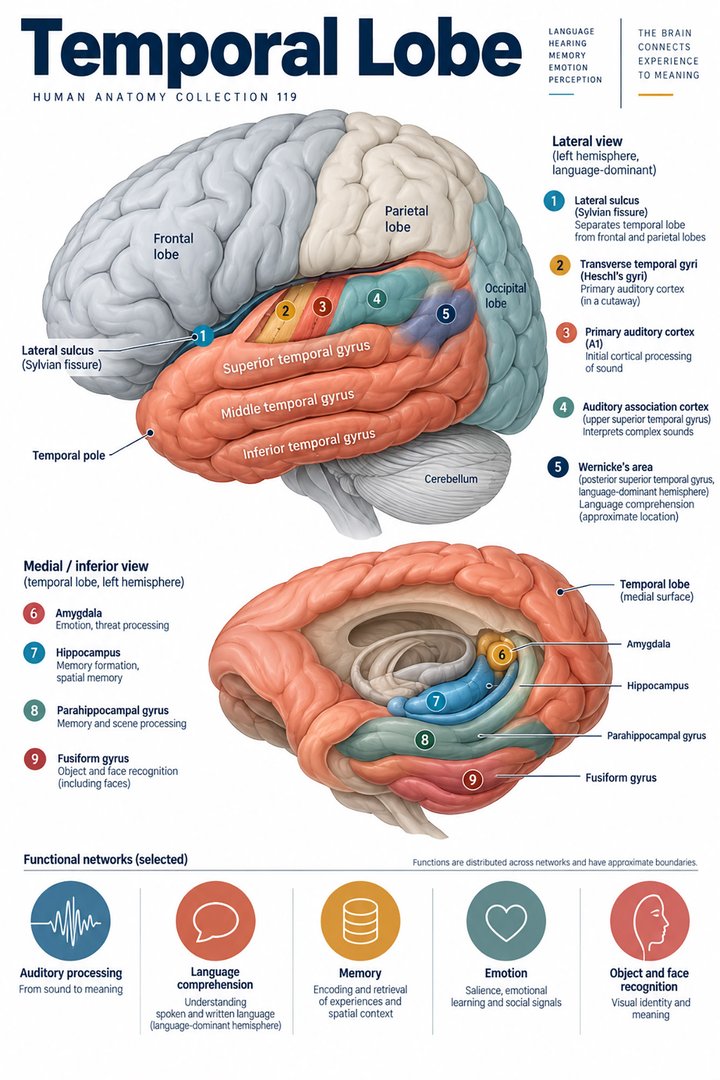 ANATOMY 119 — Temporal Lobe