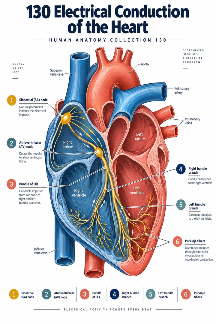 ANATOMY 130 — Electrical Conduction of the Heart