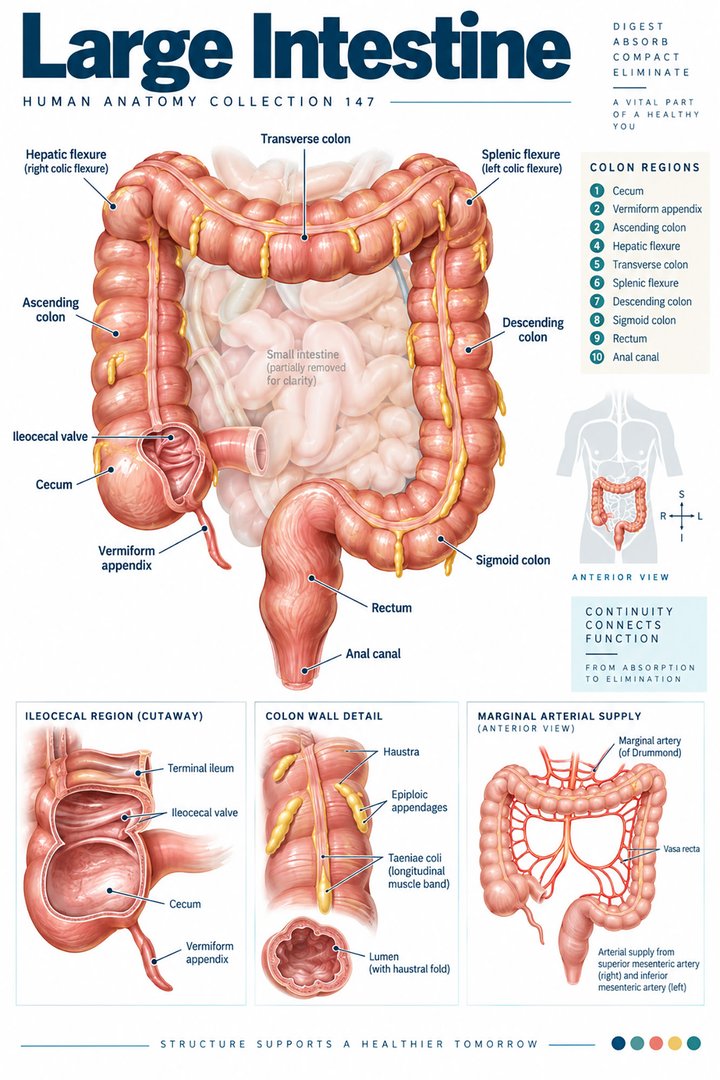 ANATOMY 147 — Large Intestine
