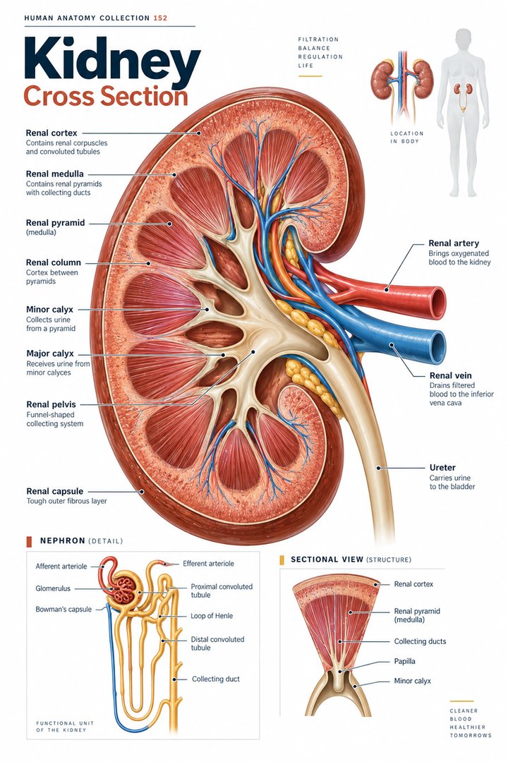 ANATOMY 152 — Kidney Cross Section