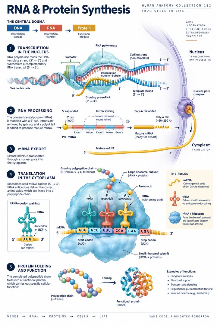 ANATOMY 182 — RNA & Protein Synthesis