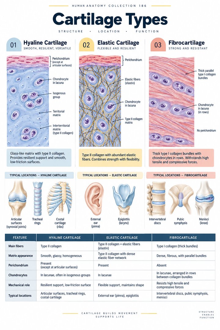 ANATOMY 186 — Cartilage Types