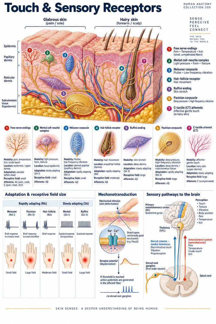 ANATOMY 200 — Touch & Sensory Receptors