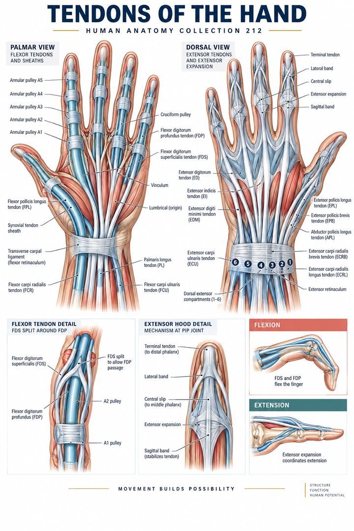 ANATOMY 212 — Tendons of the Hand