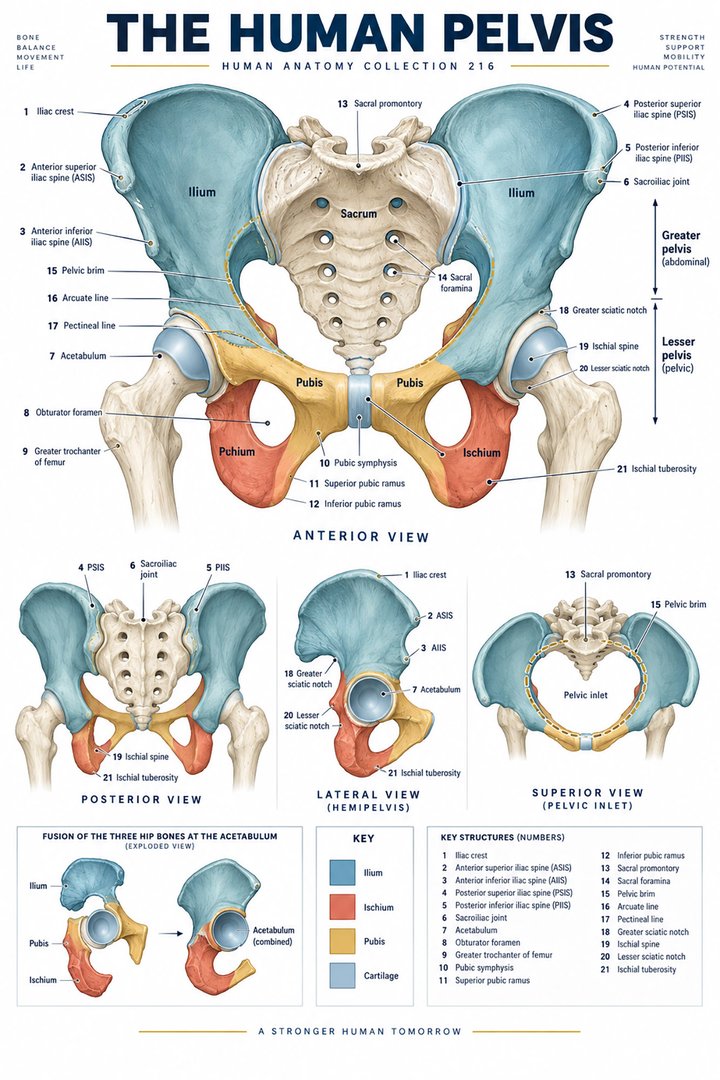 ANATOMY 216 — The Human Pelvis
