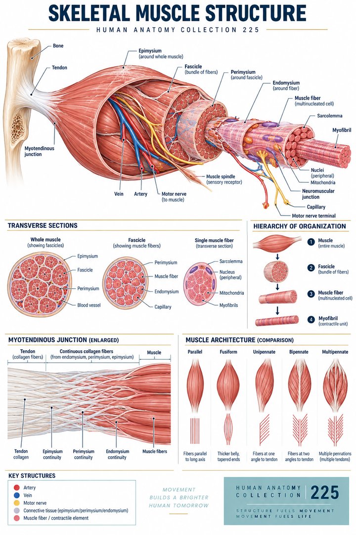 ANATOMY 225 — Skeletal Muscle Structure