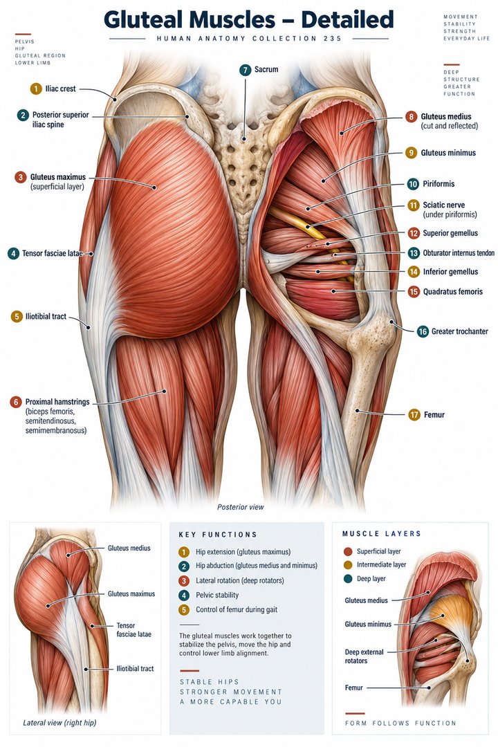 ANATOMY 235 — Gluteal Muscles Detailed
