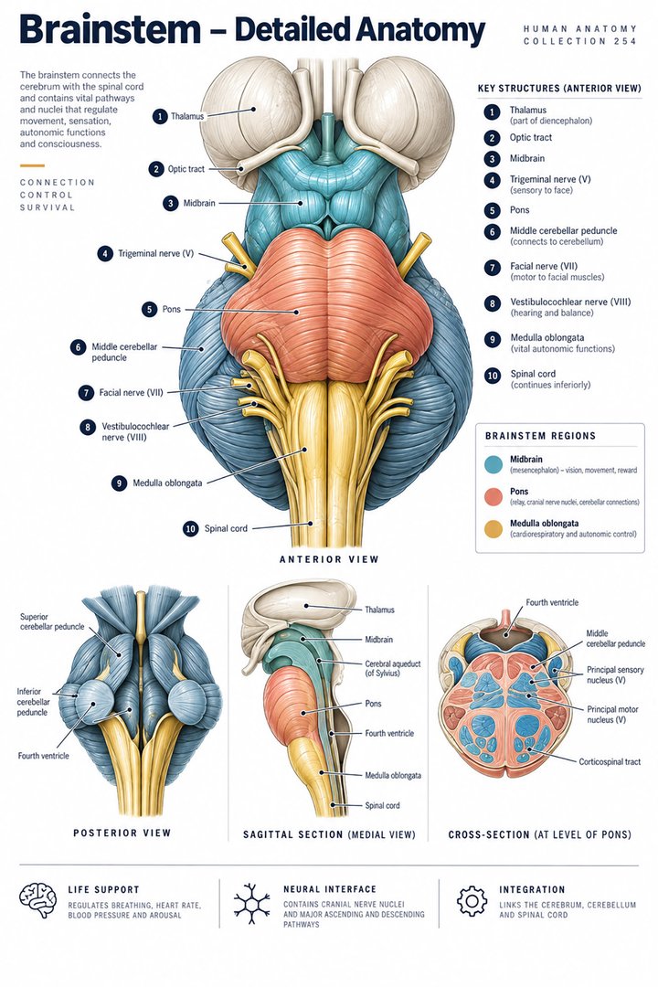 ANATOMY 254 — Brainstem Detailed Anatomy