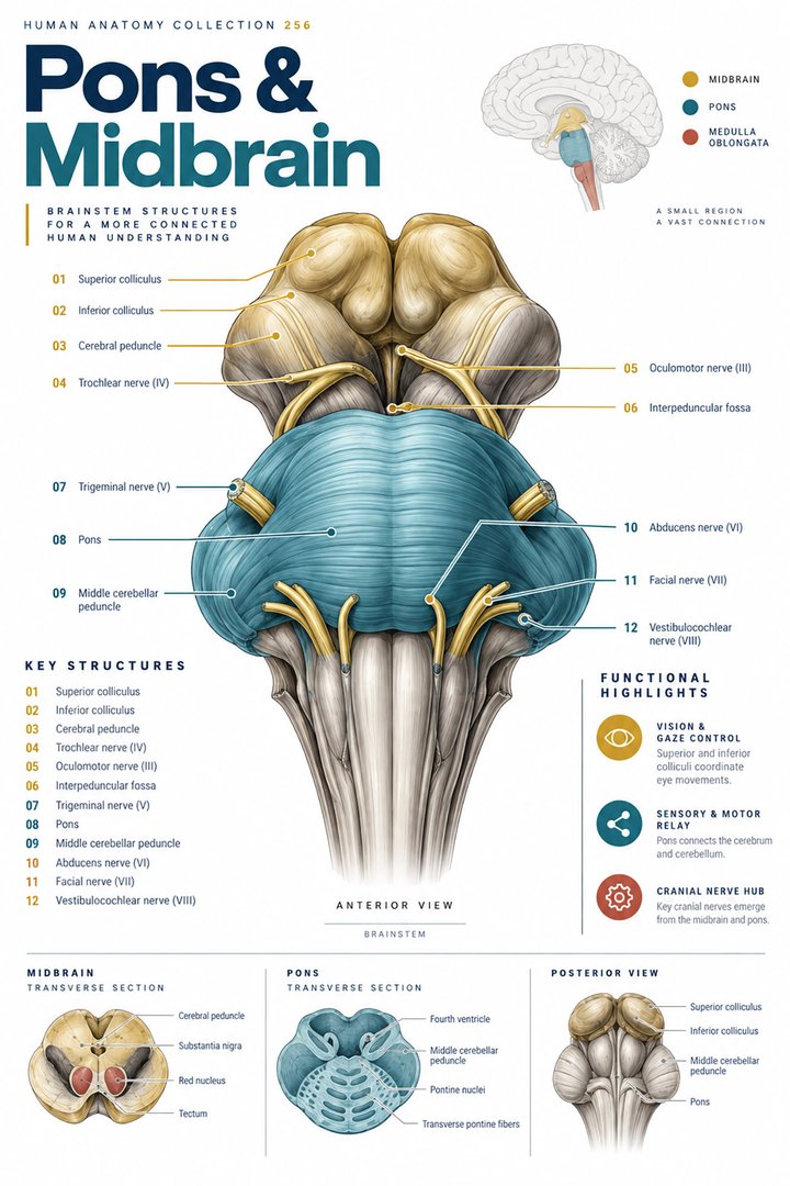 ANATOMY 256 — Pons & Midbrain