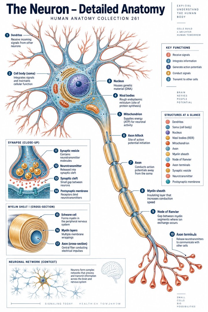 ANATOMY 261 — The Neuron Detailed Anatomy
