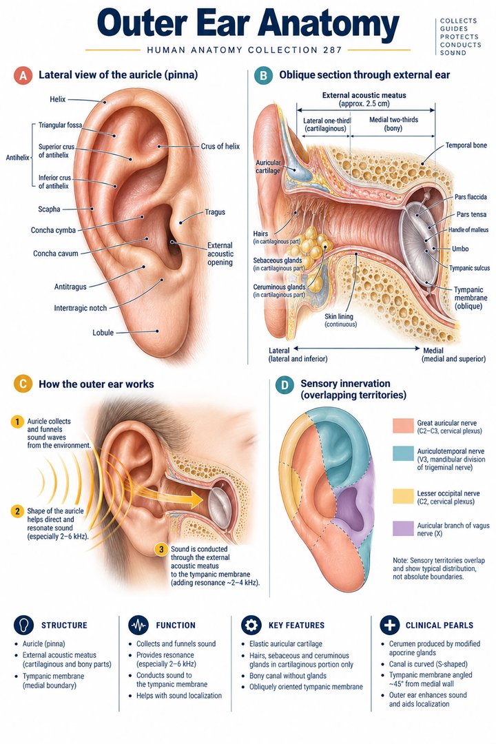ANATOMY 287 — Outer Ear Anatomy