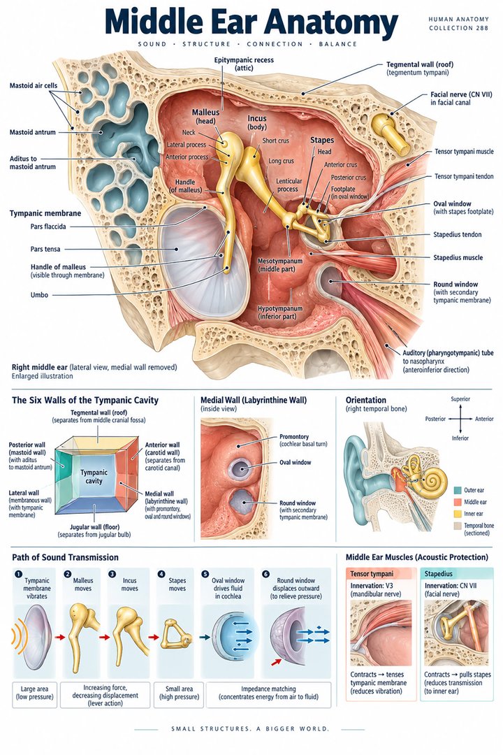 ANATOMY 288 — Middle Ear Anatomy