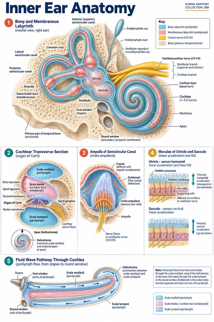 ANATOMY 289 — Inner Ear Anatomy