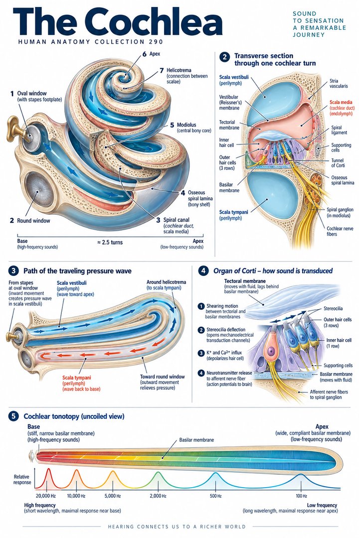 ANATOMY 290 — The Cochlea