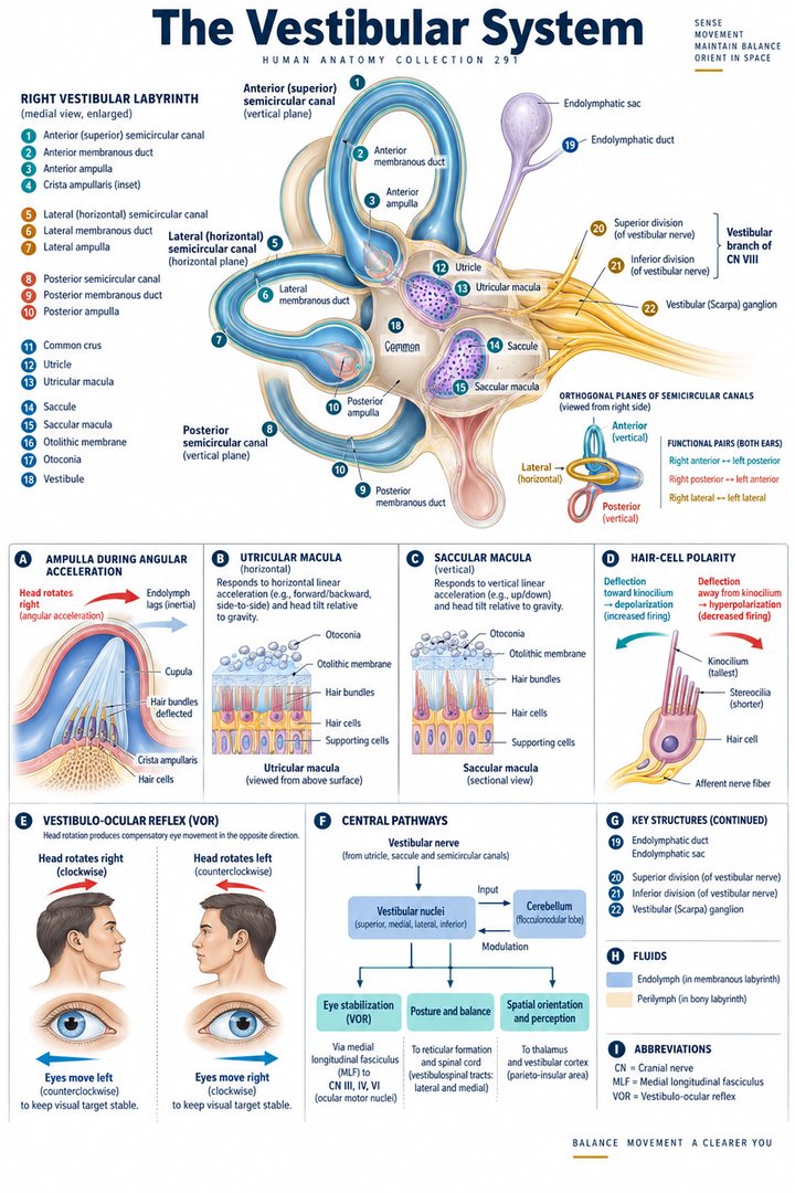 ANATOMY 291 — The Vestibular System