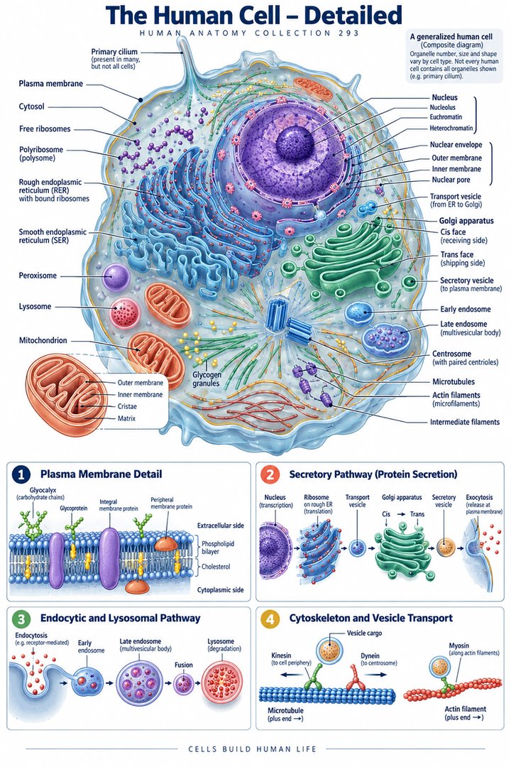 ANATOMY 293 — The Human Cell Detailed