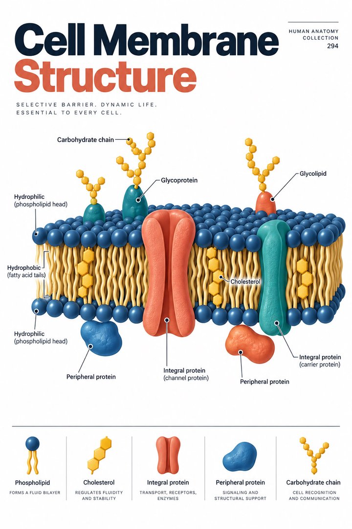 ANATOMY 294 — Cell Membrane Structure