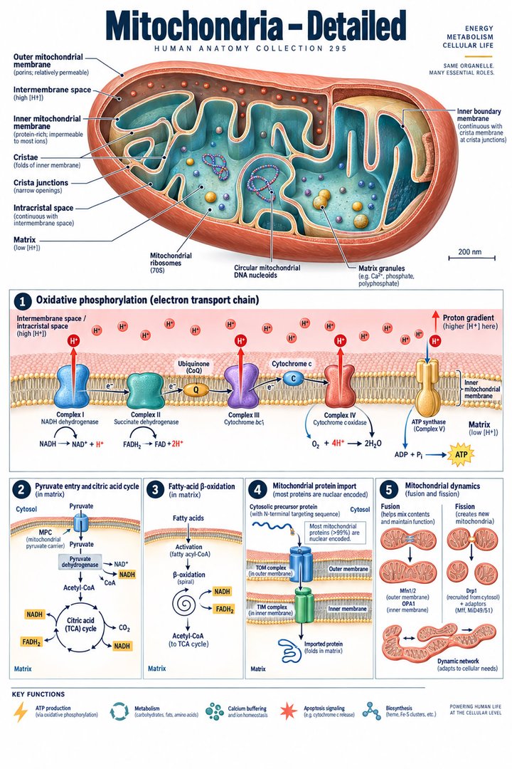 ANATOMY 295 — Mitochondria Detailed