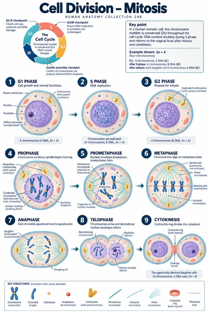 ANATOMY 298 — Cell Division Mitosis